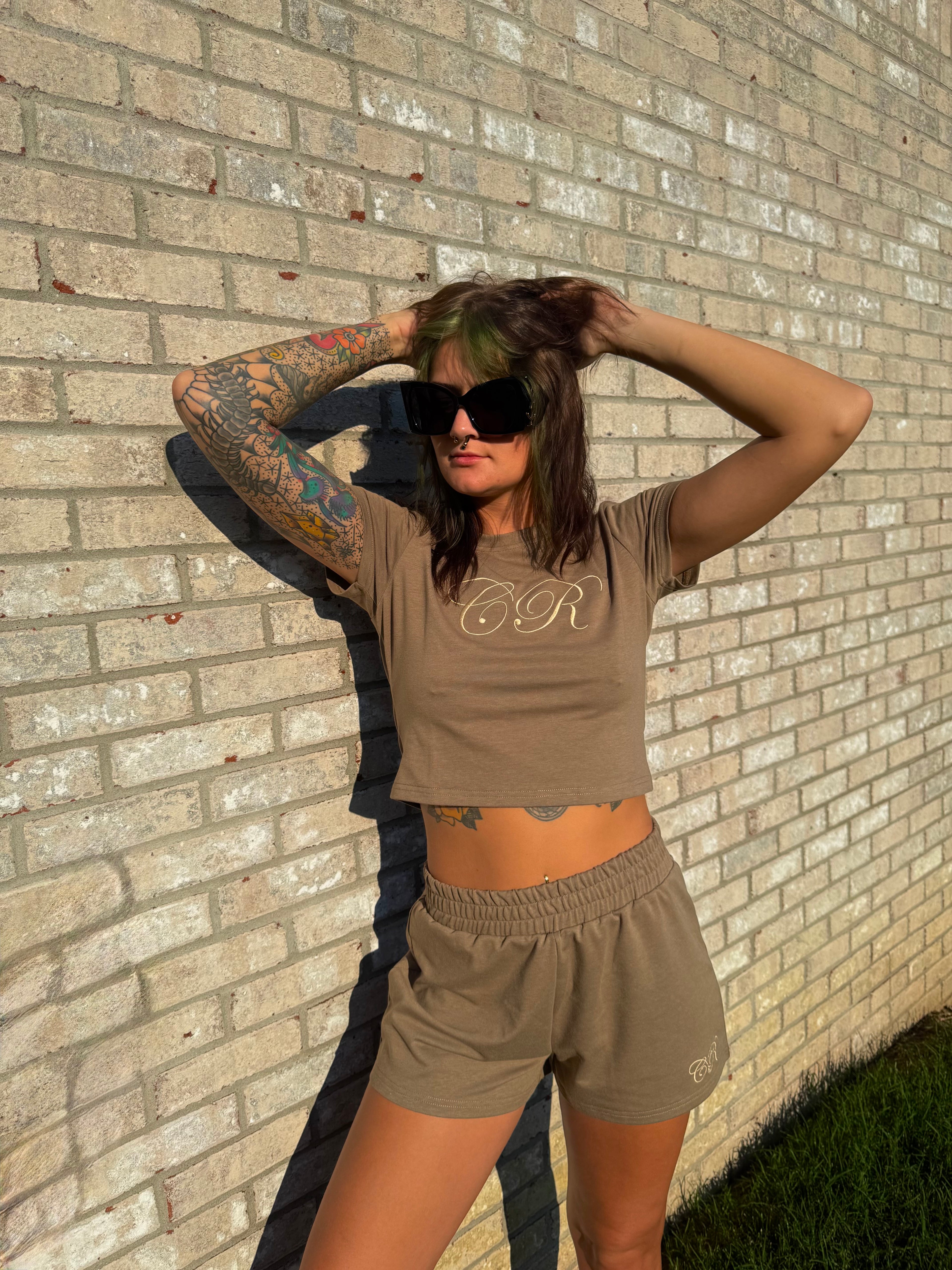 Womens "nude" two piece sets