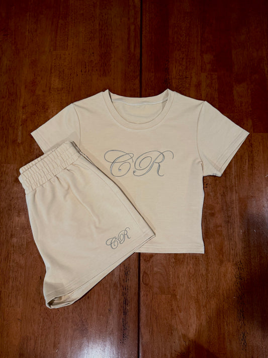 Women’s “Latte” two piece set