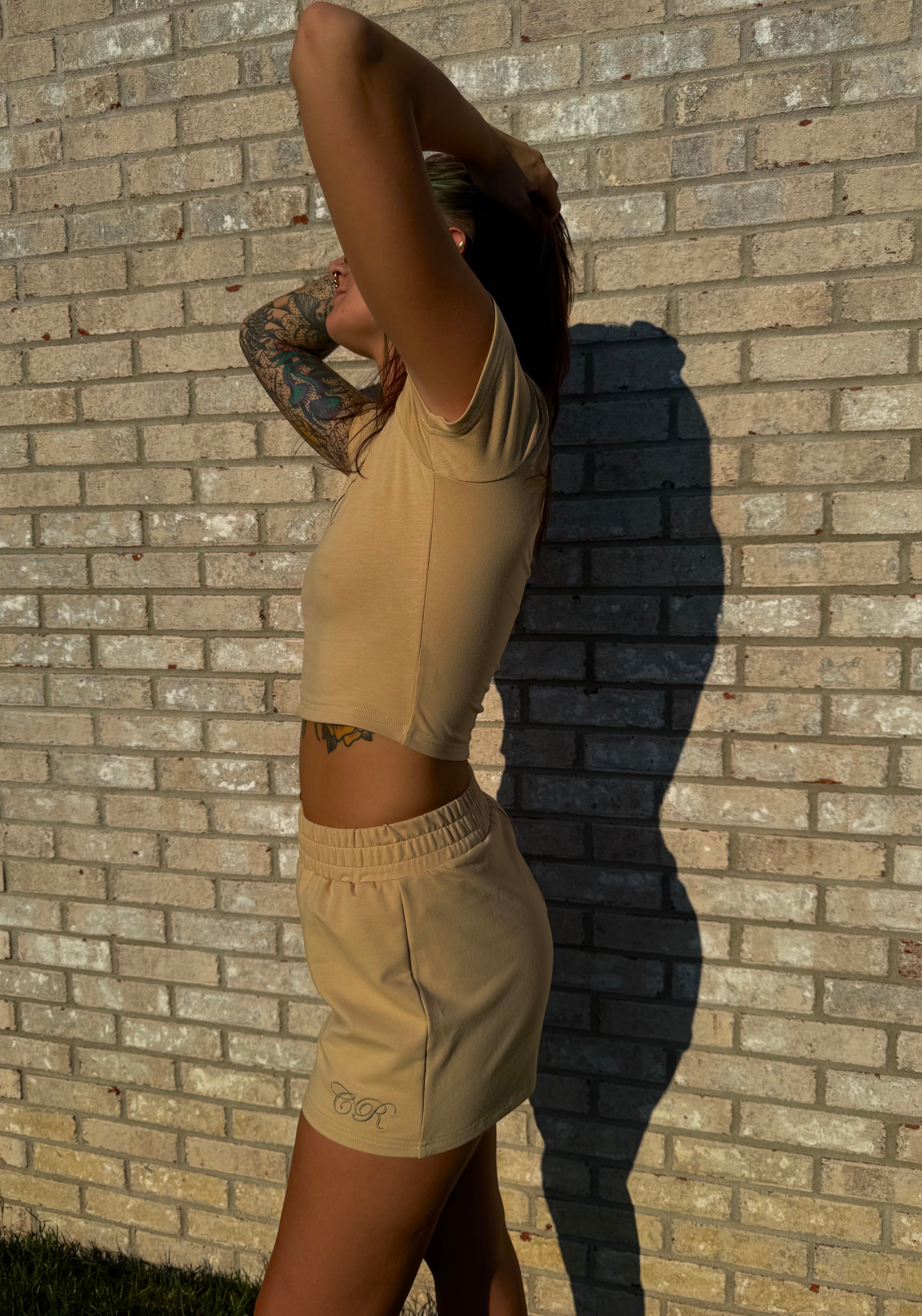 Womens "nude" two piece sets